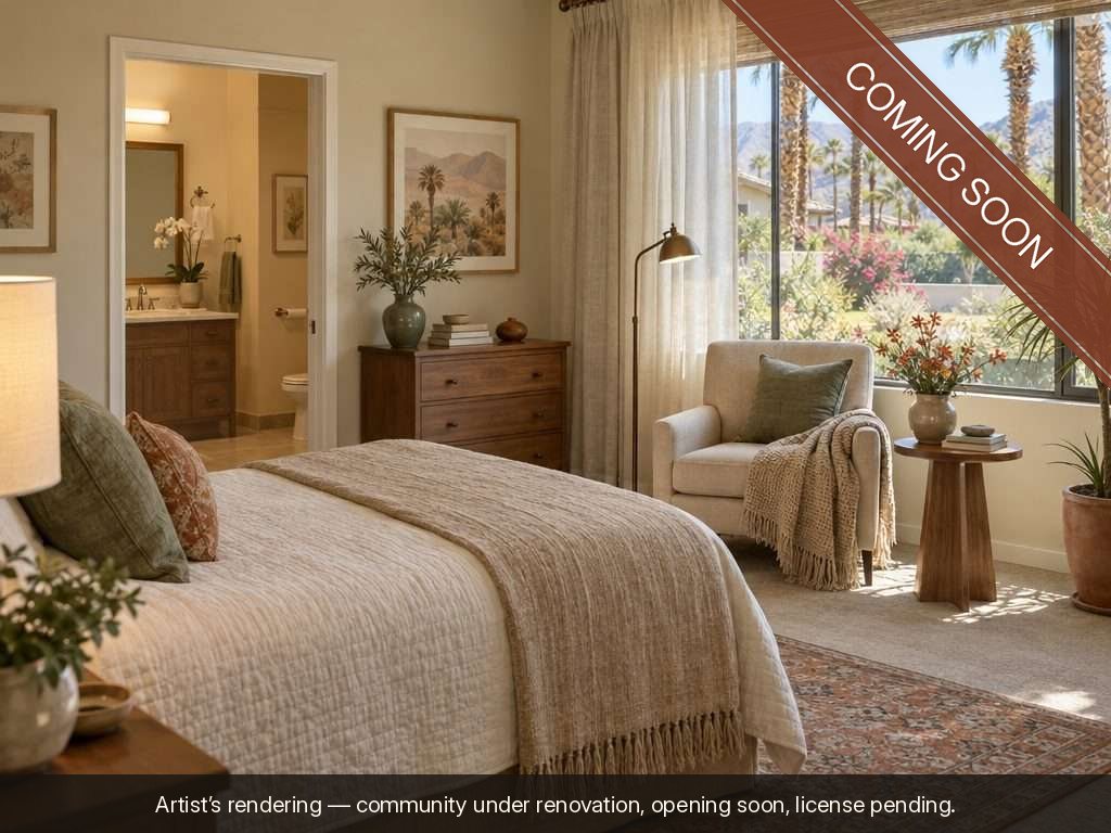 Artist's rendering of a private suite, coming soon